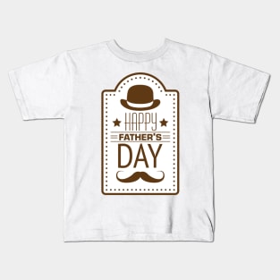 happy fathers day Kids T-Shirt